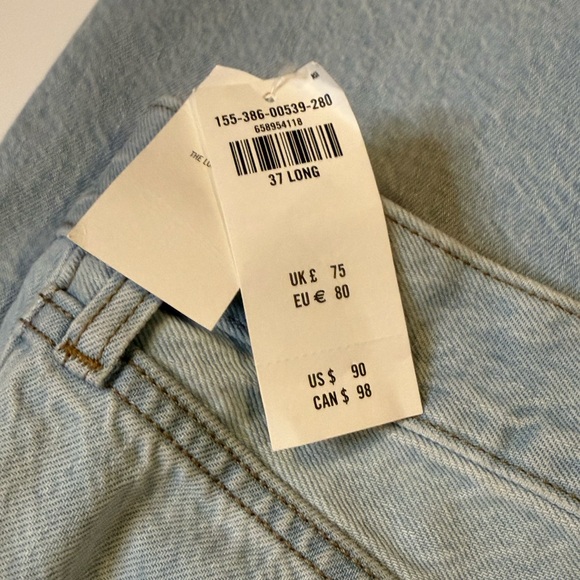 NWT Abercrombie & Fitch Light Blue Women's High Rise Jeans - Picture 5 of 7